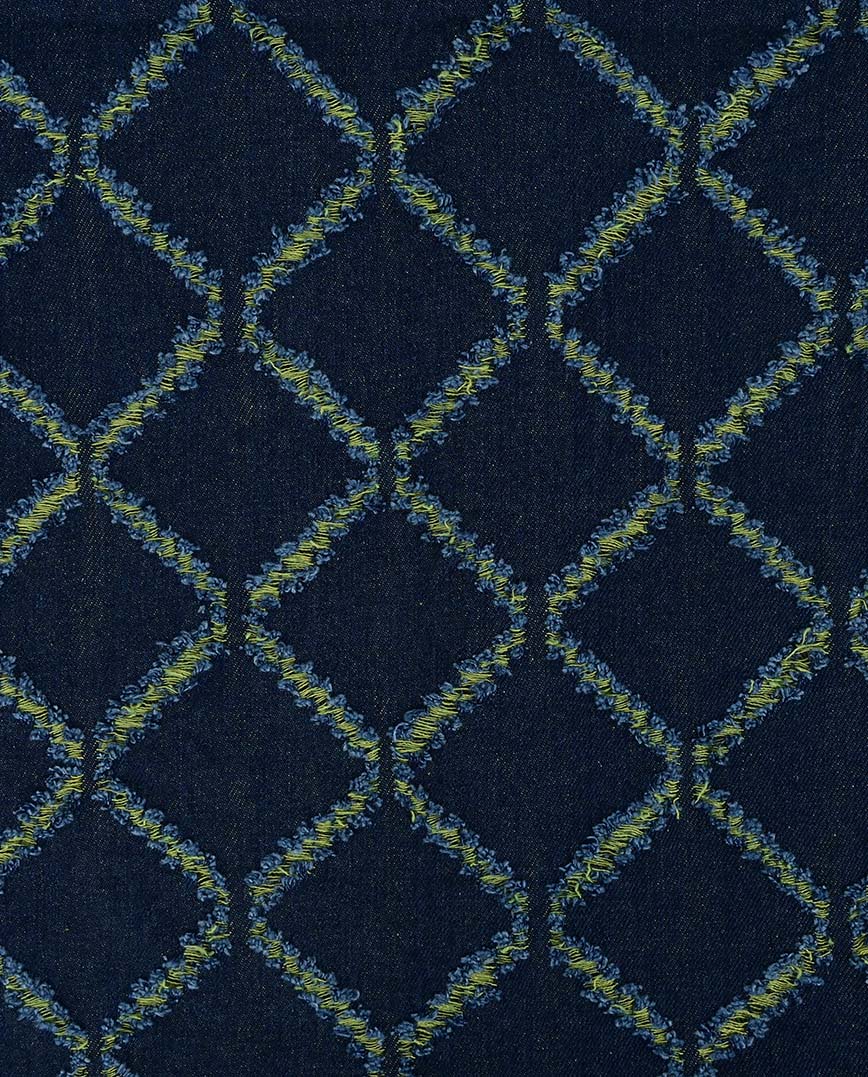 Strukturovaný denim kosočtverec