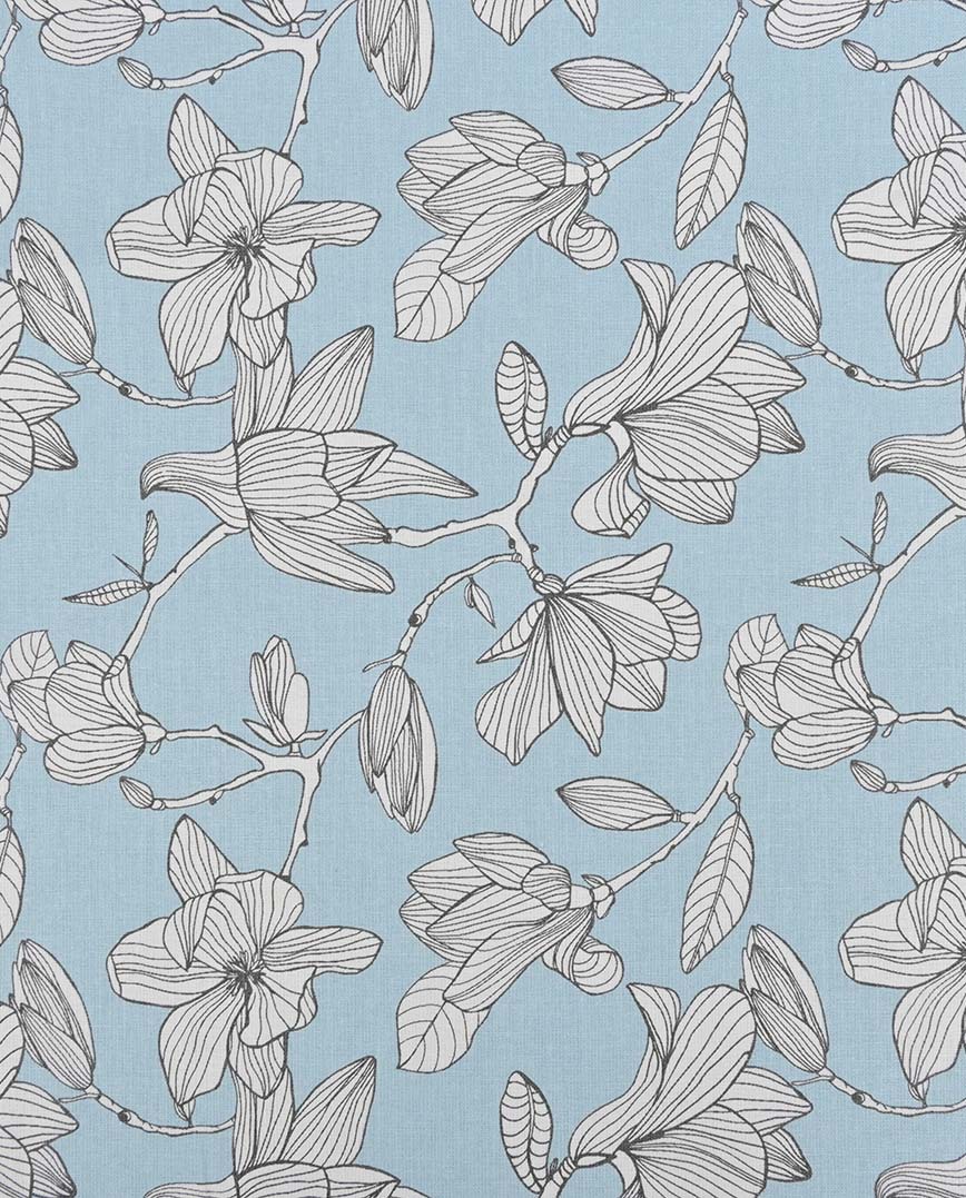 Popelín květiny
