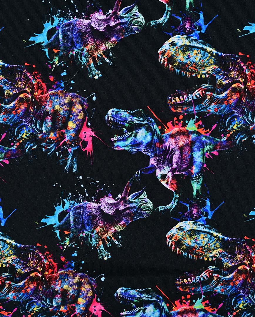 Počesaná teplákovina Neonoví dinosauři