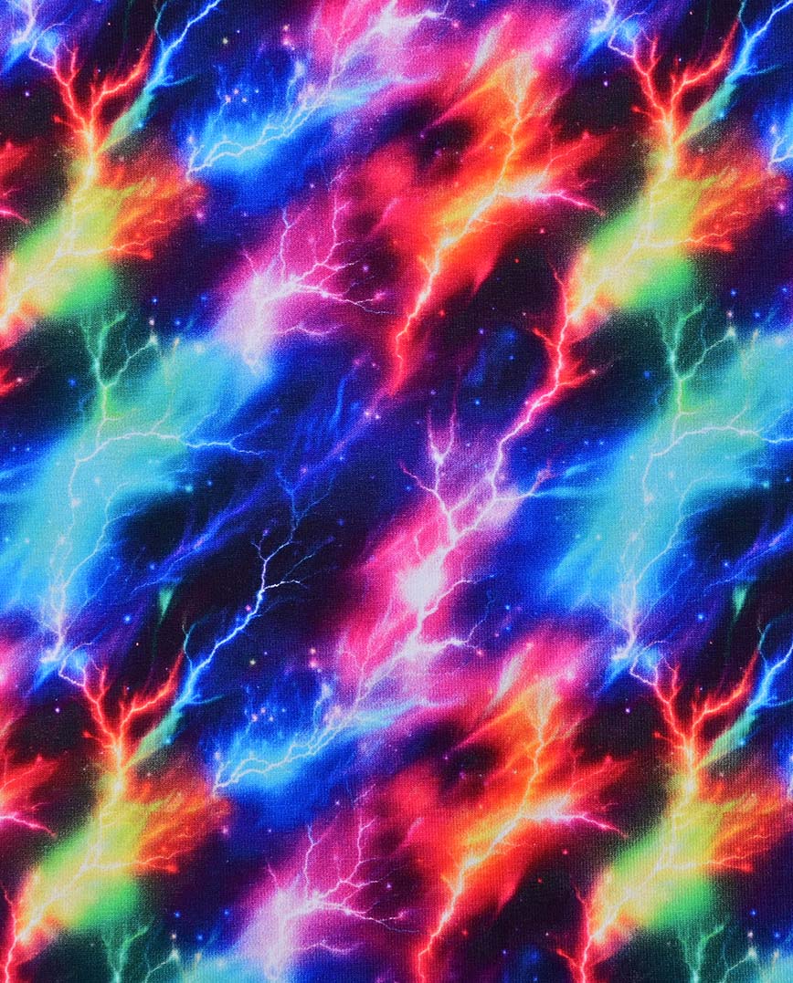 Počesaná teplákovina Neonová galaxie